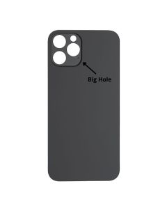iPhone 12 Pro Back Glass Cover (Big Camera Hole) - Graphite