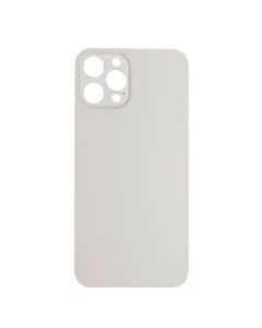 iPhone 12 Pro Max Back Glass Cover (Big Camera Hole) - Silver